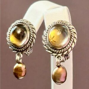 Stephen Dweck Earrings 925 sterling silver, pristine condition